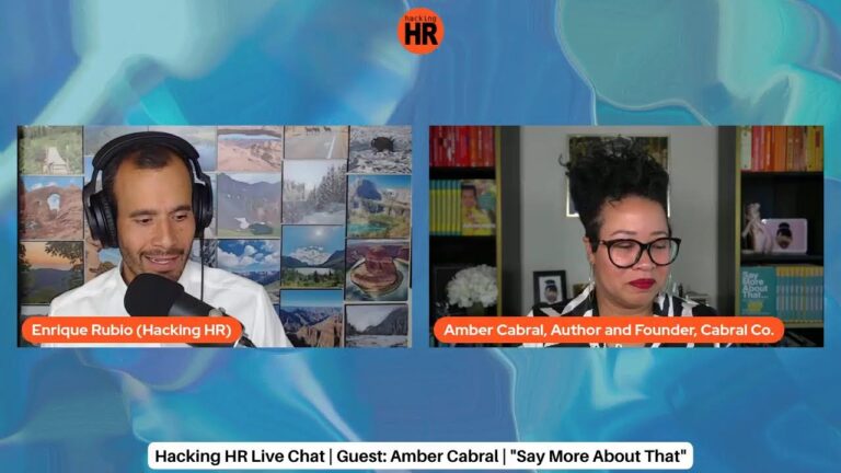 Thumbnail for Hacking HR episode with Amber Cabral on YouTube