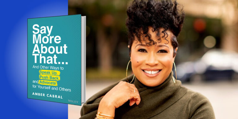 Cover of Amber Cabral and "Say More About That..." for Next Big Idea Club