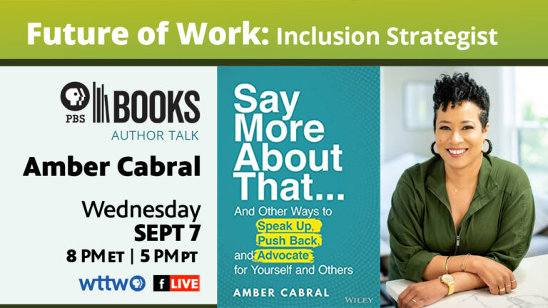Thumbnail of PBS Books' conversation with Amber Cabral about her book ‘Say More About That…’
